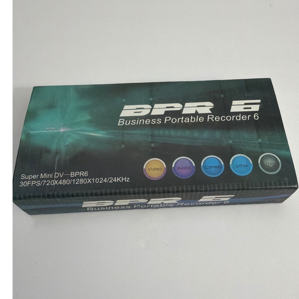 BPR6 Super Mini DV Business Portable Recorder‎ 6 HD Spy Pen Hidden Camera Black